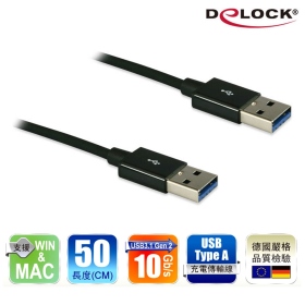 Delock USB 3.1 Gen2轉Type A(公-公傳輸線