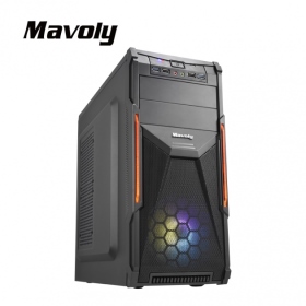 Mavoly 松聖 楊桃(黑)二大 USB3.0-內含 A.RGB(定光)12*12風扇1