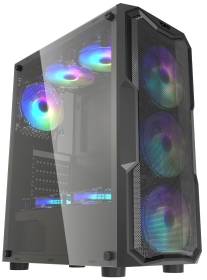 darkFlash Aquarius ATX水瓶座 電腦機箱/機殼-鐵網面板(不含風扇) – DF01-0012