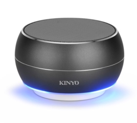 【KINYO】無線藍芽讀卡喇叭 BTS-698 鐵灰